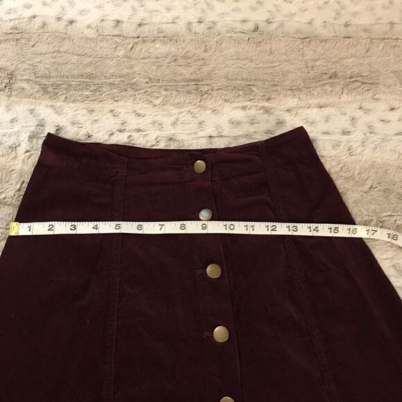 : : Xhilaration 90s Corduroy A Line Mini Skirt : : - Picture 5 of 9